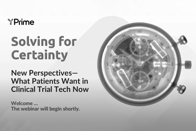 on-demand webinar, New Perspectives - What Patients Want in Clinical Trial Tech Now